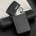 Bật lửa chính hãng Zippo Slim Black Matt Sơn 1618ZL Chính hãng chính hãng Bà Zippo Bật lửa hẹp - Bật lửa