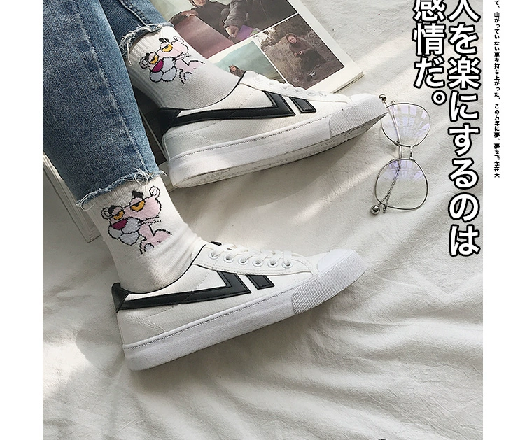 2018 giày trắng nhỏ nữ giày vải mới 1992 giày phiên bản Hàn Quốc Harajuku ulzzang retro port gió chic chic
