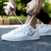 Giày thể thao Anta giày nam màu trắng 2018 mùa thu mới cho sinh viên da không thấm nước giày skate thông thường giầy thể thao Dép / giày thường