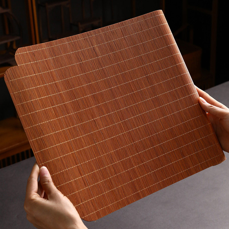 Bamboo tea mat thermal insulation pad Chinese Zen tea tray pad