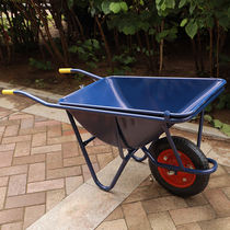 Thickened wheelbarrow Agricultural construction site trolley Push sand soil light bucket truck Construction waste truck Household