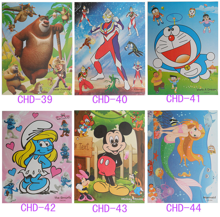 Trẻ em giấy crepe vẽ tranh giấy tráng men hoạt hình handmade sáng tạo DIY mẫu giáo làm bằng tay đồ chơi cho bé gái