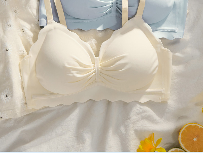 夏季薄款无痕内衣女小胸聚拢新款防下垂收副乳少女文胸罩套装透气详情17