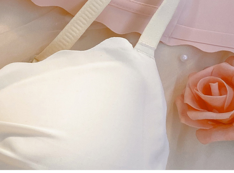 夏季薄款无痕内衣女小胸聚拢新款防下垂收副乳少女文胸罩套装透气详情23