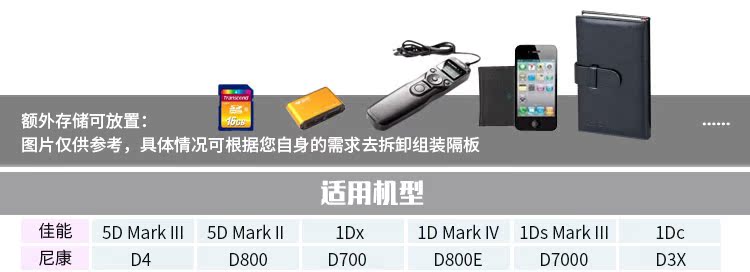 Máy ảnh kỹ thuật số Weifeng WB-6041/6042 Túi đeo vai Messenger Túi đựng túi ống kính Máy ảnh kỹ thuật số - Phụ kiện máy ảnh DSLR / đơn chân máy chụp hình