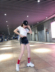 Hàn Quốc phiên bản của Harajuku gió hip-hop hip-hop váy biểu diễn nữ sinh viên thực tập váy điệu nhảy jazz lỏng nhảy vest bộ mùa hè 