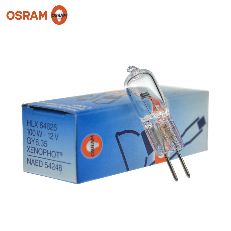 osram Osram 64625HLX12V100W G6 35 halogen tungsten lamp microscope bulb NAED 54248