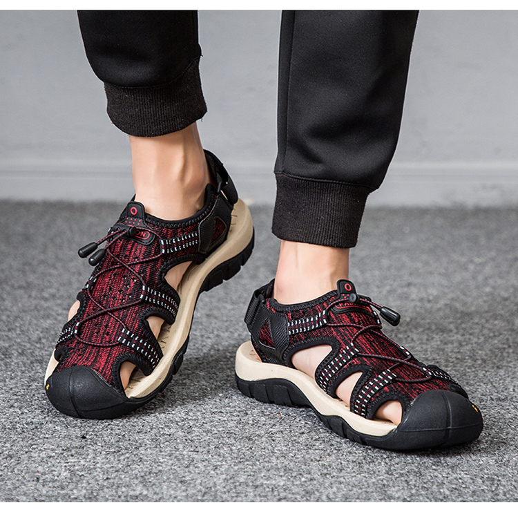Dép xỏ ngón nam 2019 xu hướng giới trẻ mới hè hè Giày chống trượt hoang dã - Sandal giày adidas nam