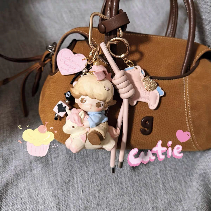 Celebrate This Moment with a Bag Charm for the 15Th Anniversary, Dimo Childlike Innocence Car Keychain Charm, Year of the Horse Gift