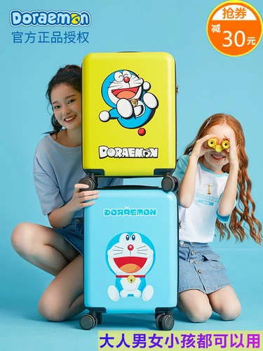Мультяшный детский чемодан, коробка для школьников подходит для мужчин и женщин, Дораэмон, 20 дюймов