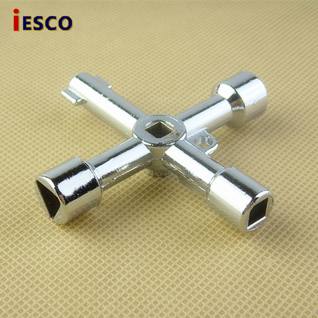 Multifunctional Electronic Control Cabinet Triangle Key Faucet Key Electrical Box Key Industrial Lock Triangle Key