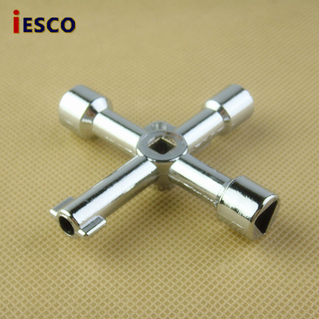 Multifunctional Electronic Control Cabinet Triangle Key Faucet Key Electrical Box Key Industrial Lock Triangle Key