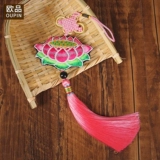 Фестиваль фестиваля Dragon Festival Arragant Sag Sachets с вышивкой Lotus Car Bunker Bunce Bag Сумка лотос автомобильная ювелирная ювелира