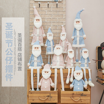 Christmas Flex Seniors Snowman Paparazzi Hotels Shop Windows Decoration Office Cloth Art Swing Pieces Wine Bar Decor Dolls