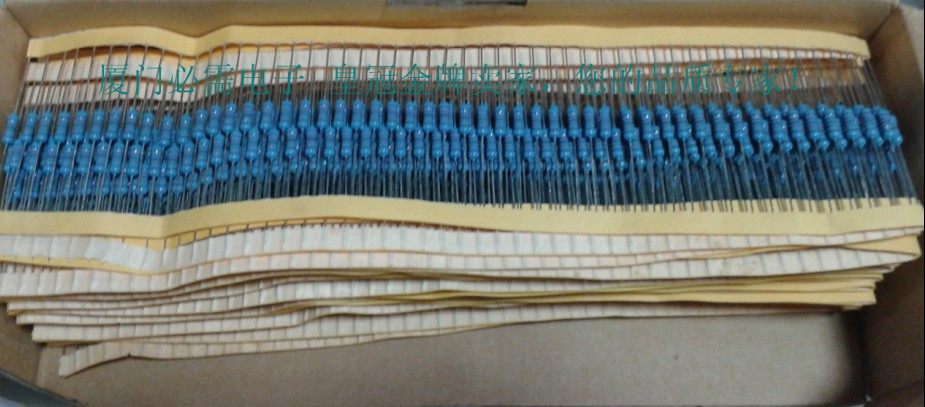 Precision Resistance 1% Standard Metal Film Resistance Pack 0 5W 130 130 Resistant Spot 100 