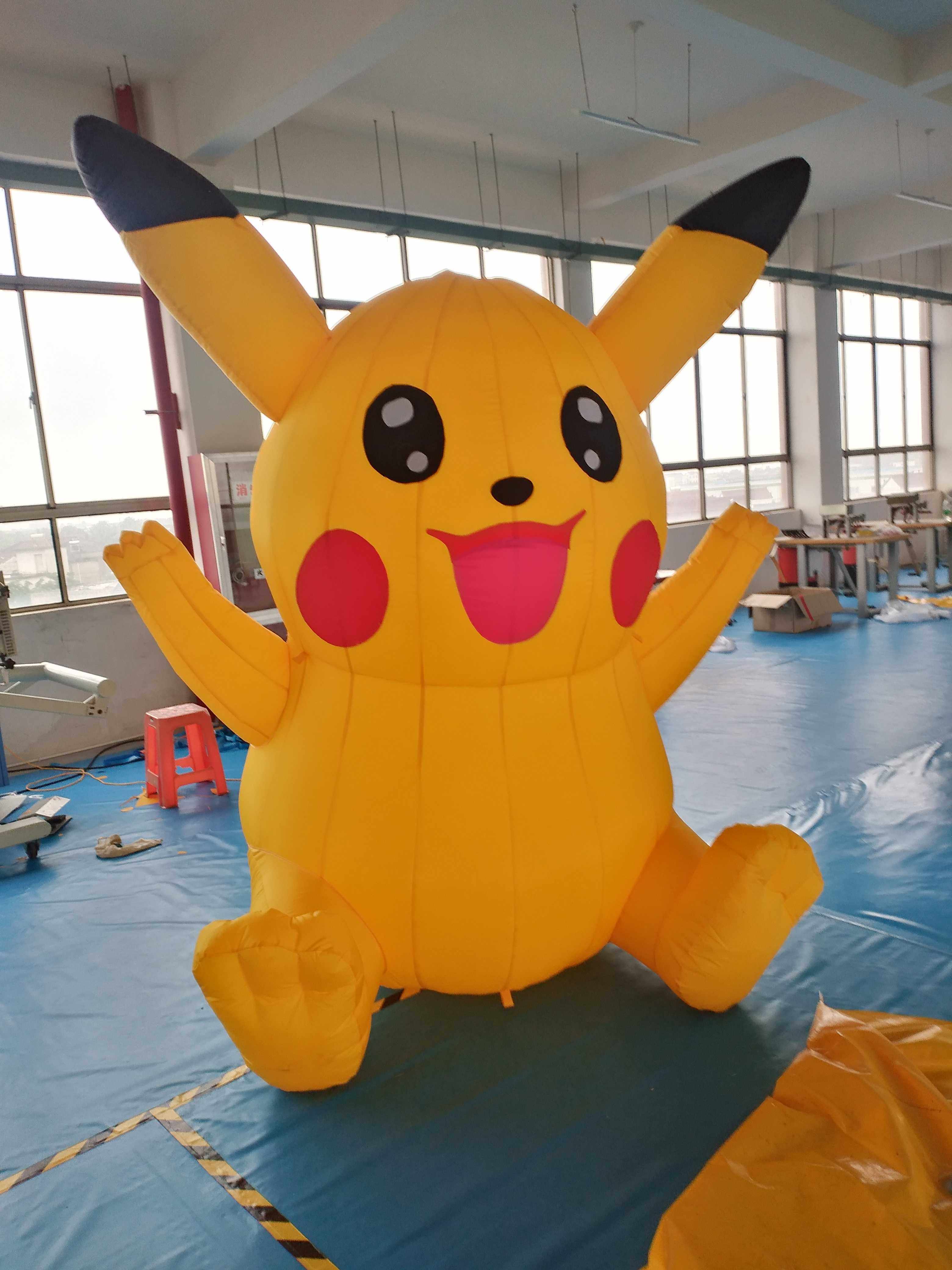 Inflatable Cartoon Activity Game Large Advertising Children's Entertainment Toy Pikachu Tinker Cat Octaoclaw Fish Customized