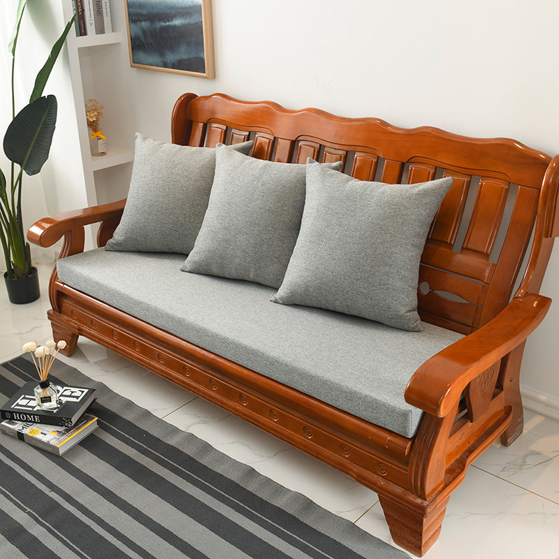 Hardened 45D solid wood sofa cushion seat cushion mahogany chair sponge sofa cushion spring and autumn chair cushion non-slip removable and washable