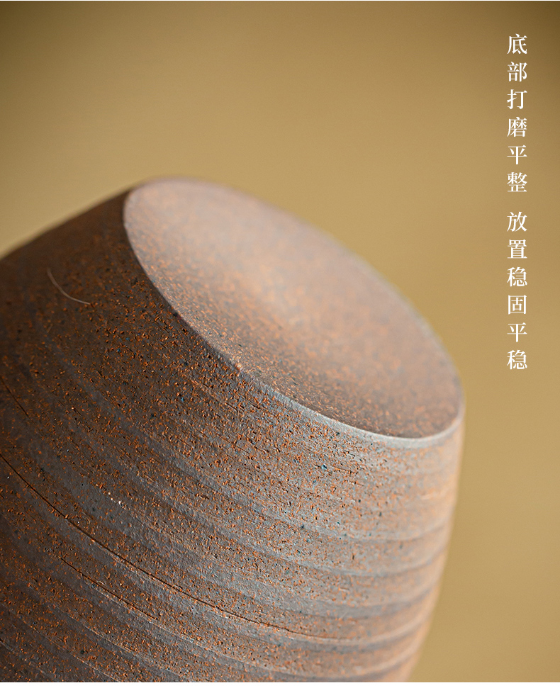 Japanese coarse TaoYan mud hand grasp pot of unglazed teapot tea bearing loofah pet pot pad kung fu tea tureen pot bearing