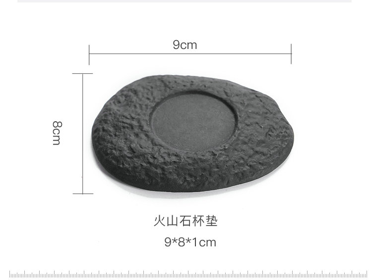 Japanese coarse pottery checking tea cup lava rock - coasters ceramic cup sample tea cup hat to individual CPU master CPU