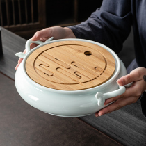 Japanese binaural Ruyi dry bubble tray creative water storage tea tray