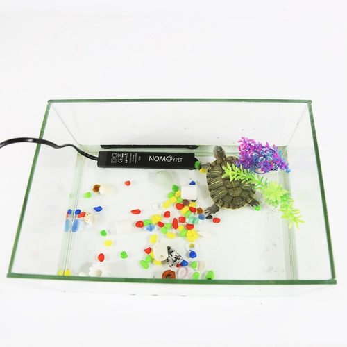 Маленький аквариум аквариум автоматический постоянный температура нагревательный стержень тропический аквариум с черепахой.