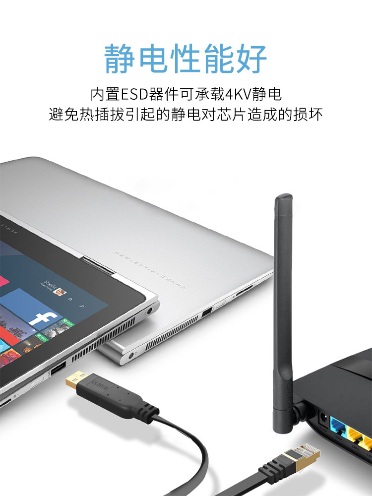 Daerwen USB to Console Debugging Cable Switch Serial Port Rj45 Configuration Network Cable Driver-Free H3C Converter Rs232 Control Network Port Router Crystal Head Network Data Ttl