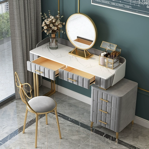 Современный и минималистичный туалетный столик для спальни, система хранения, популярно в интернете