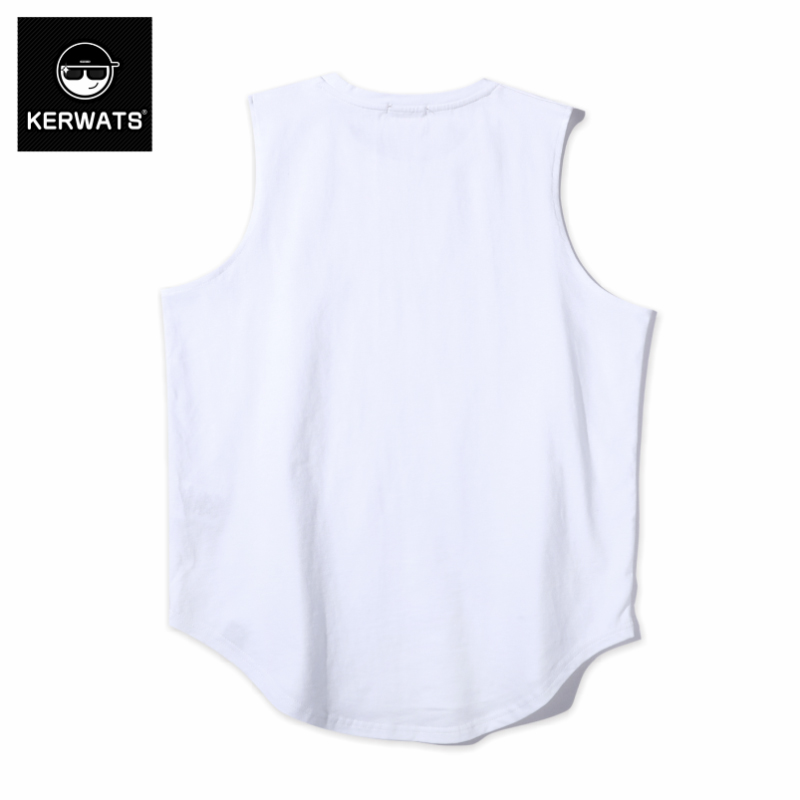 KERWATS mỡ kích thước lớn vest nam tay thể thao t-shirt chất béo chàng béo váy kỹ thuật số 64 in áo tùy chỉnh