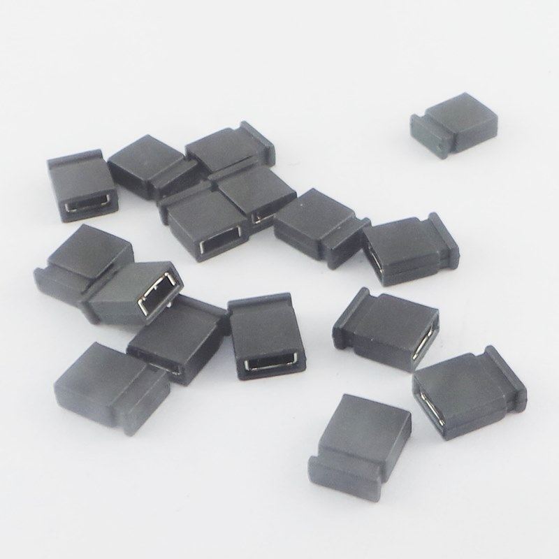 Nâu 2.54 MM nắp dây nhảy nắp dây nhảy nắp ngắn mạch hàng chốt kết nối nắp 50 miếng flatsome header modal header