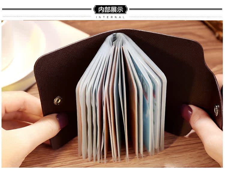 Gói thẻ mới 2019 dành cho nữ Thẻ lớn châu Âu và Mỹ Thẻ đa năng gói thẻ nhỏ mini xu hướng đơn giản gói hoa cũ ví đựng thẻ thông minh