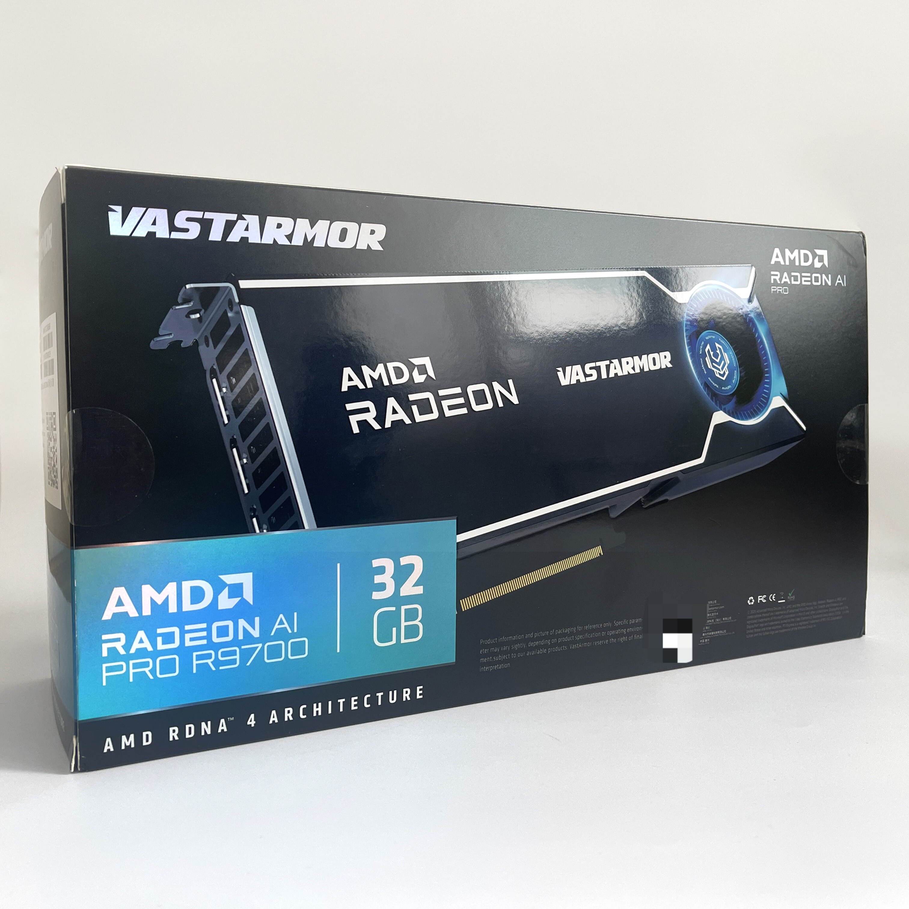 Высокопроизводительная видеокарта для рабочей станции Hankai AMD RADEON AI PRO R9700 объемом 32 ГБ Изображение 1