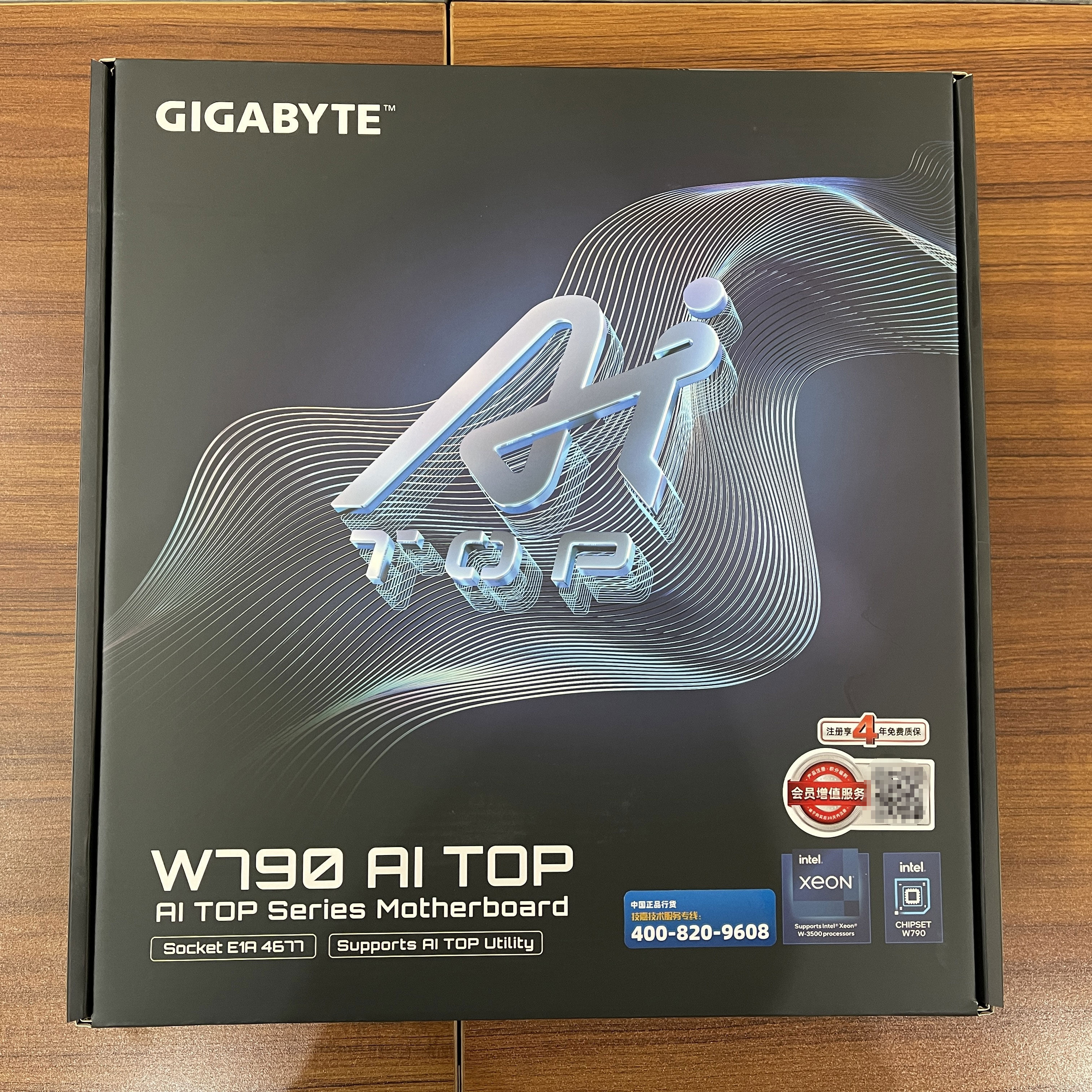 Четырехъядерная видеокарта Gigabyte W790 AI TOP PCIE5.0X16 M.Материнская плата 2*6 DDR5 Thunderbolt 4 3595X Изображение 1