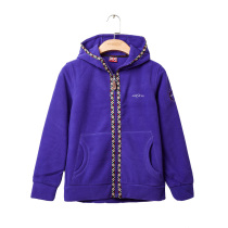 Qingkura Art National Wind Autumn Winter Warm Grip Suede Clothes Children Dress Men And Women Shake Grain Suede Cap Jacket Thickened Windproof