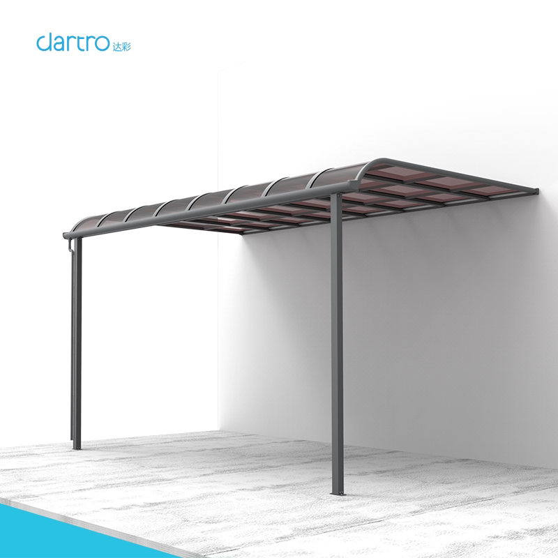 Aluminum Alloy Canopy Villa Outdoor Rooftop Door Head Terrace Canopy Endurance Board Silent Windows Greenhouse Custom Rain