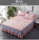 Bông bedspread bông giường váy mảnh duy nhất của bông và nệm bông bìa 1.5m1.8 Mega dày Hàn Quốc phiên bản của các tấm chống trượt - Váy Petti váy giường khách sạn