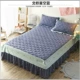 Bông bedspread bông giường váy mảnh duy nhất của bông và nệm bông bìa 1.5m1.8 Mega dày Hàn Quốc phiên bản của các tấm chống trượt - Váy Petti váy giường khách sạn