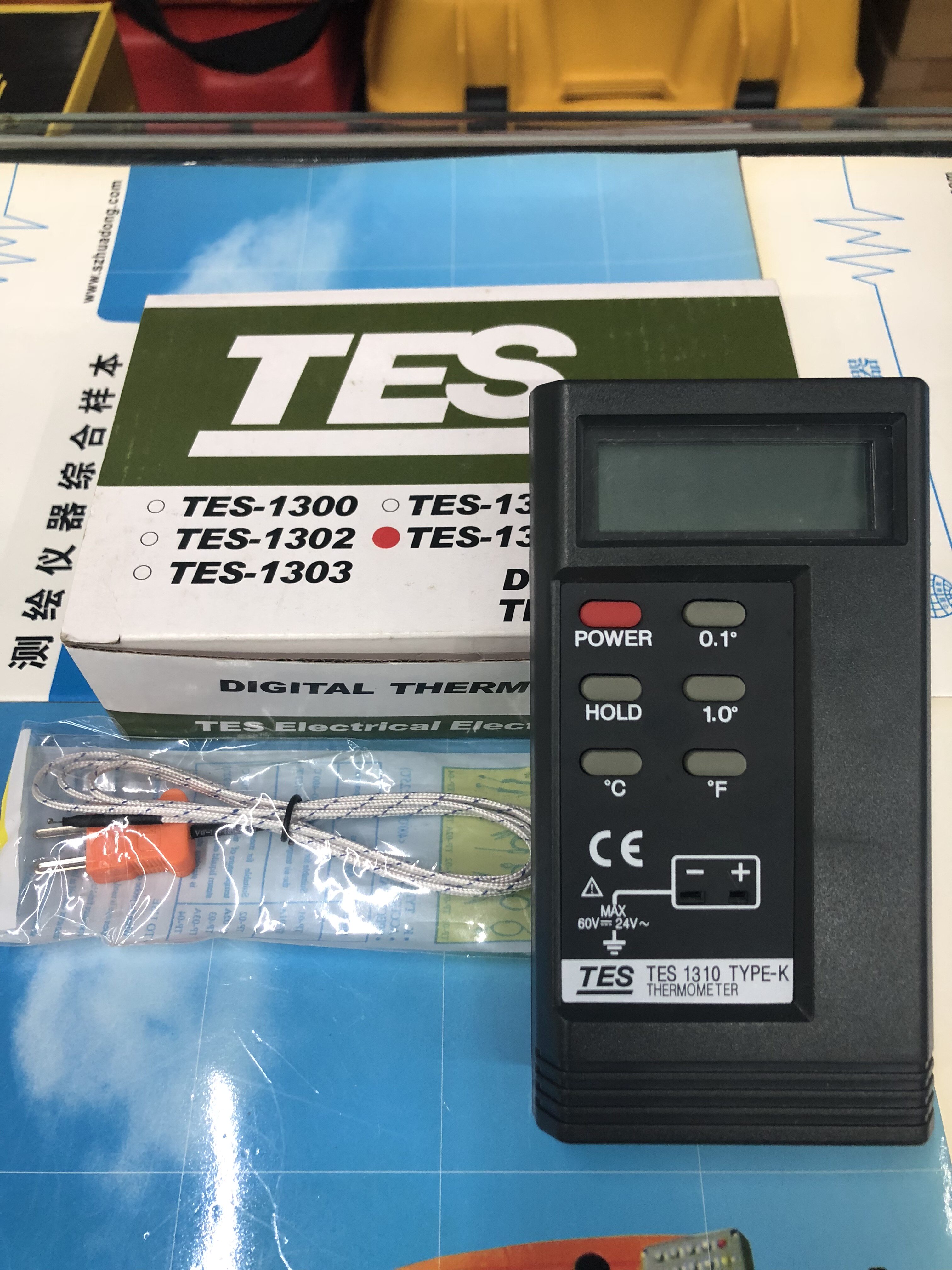 Taiwan Taissee TES-1310 1320 thermometers K-type thermocouple high-precision with probe electronic thermometer-Taobao