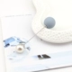 Phiên bản Hàn Quốc đơn giản từ ngọc trai pin pin cổ áo pin pin Hàn Quốc khăn quàng cổ áo len cardigan khăn quàng cổ