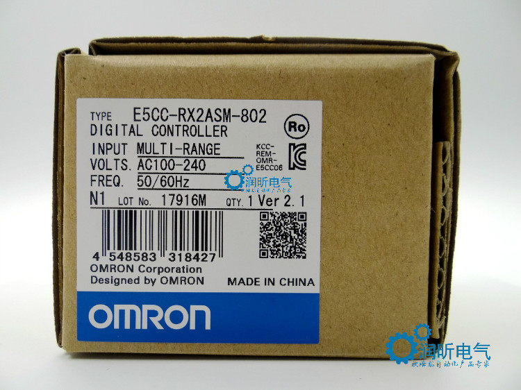 Authentic OMRON original new E5CC-RX2ASM-802 AC100-240V fake one lose ten
