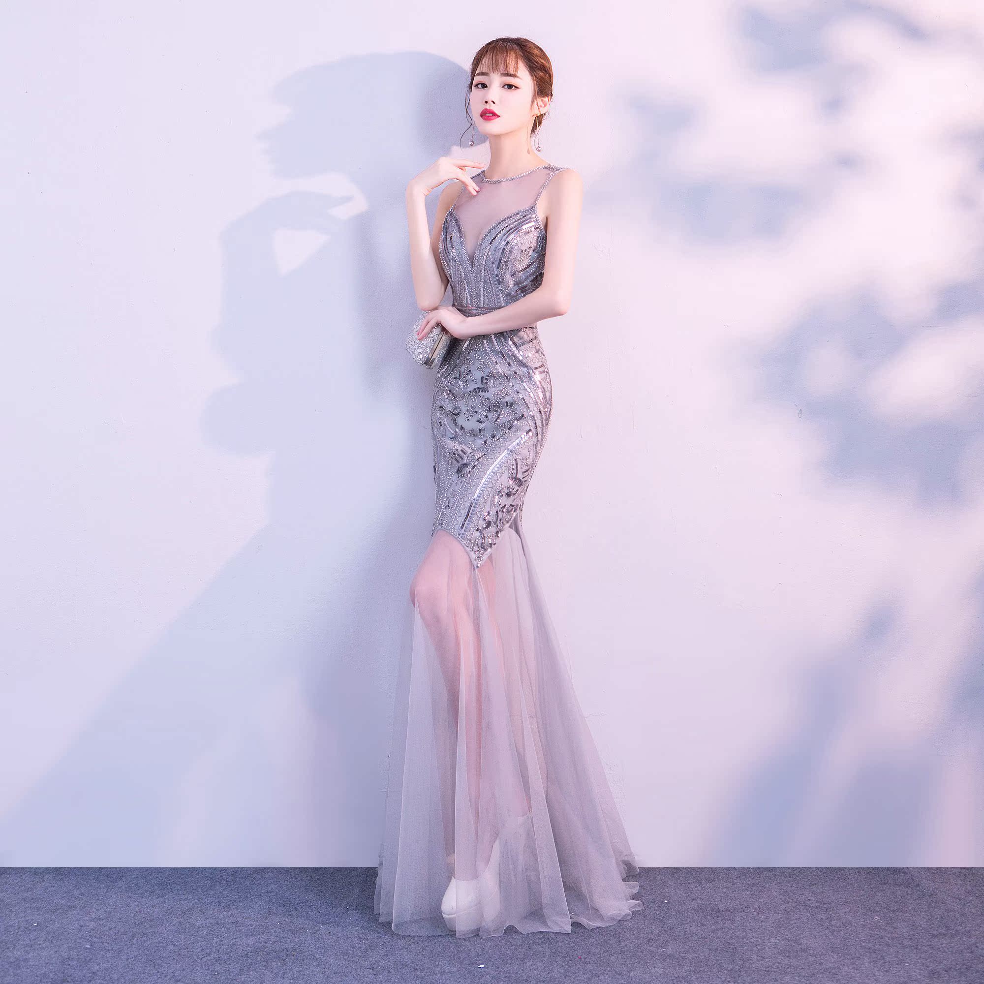 Robe du soir en Maille - Ref 3211909 Image 11