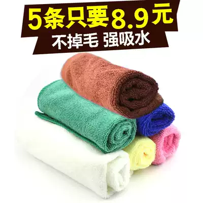 Housekeeping cleaning towels, cleaning rags, water absorption, no hair loss, thickened glass, tablecloths, kitchen bar KTV