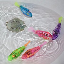 Baby bath luminous induction electric small fish Magic Lebao fish swimming water fish swimming simulation clown fish toy