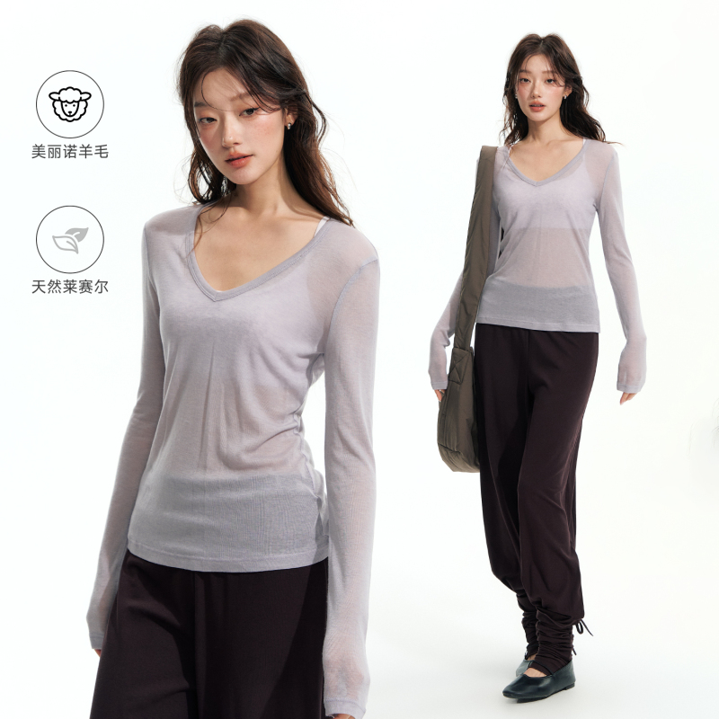 Weightlifting Fairy Yoga Long Sleeve Women's Merino Wool Fitness Clothing Pilates Training Clothes Lyocell Sports Cover-Up Weightlifting Fairy Yoga Long Sleeve Women's Merino Wool Fitness Clothing Pilates Training Clothes Lyocell Sports Cover-Up