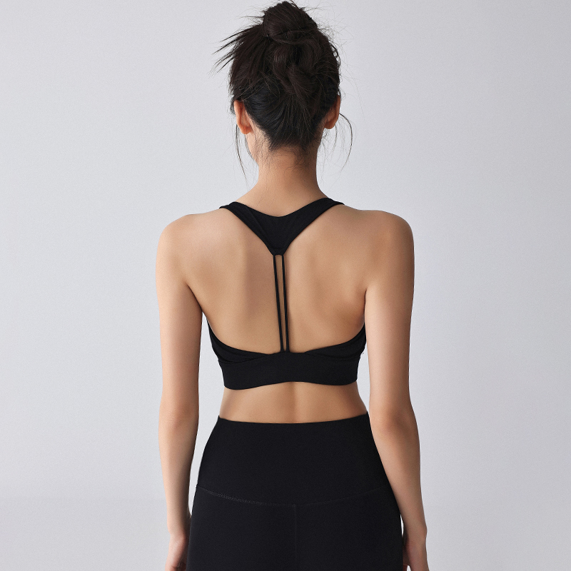 Fairy Yoga Bra for Weightlifting, Shockproof, Beautiful Back, Push-Up Sports Bra, Training Running Fitness Clothing Set