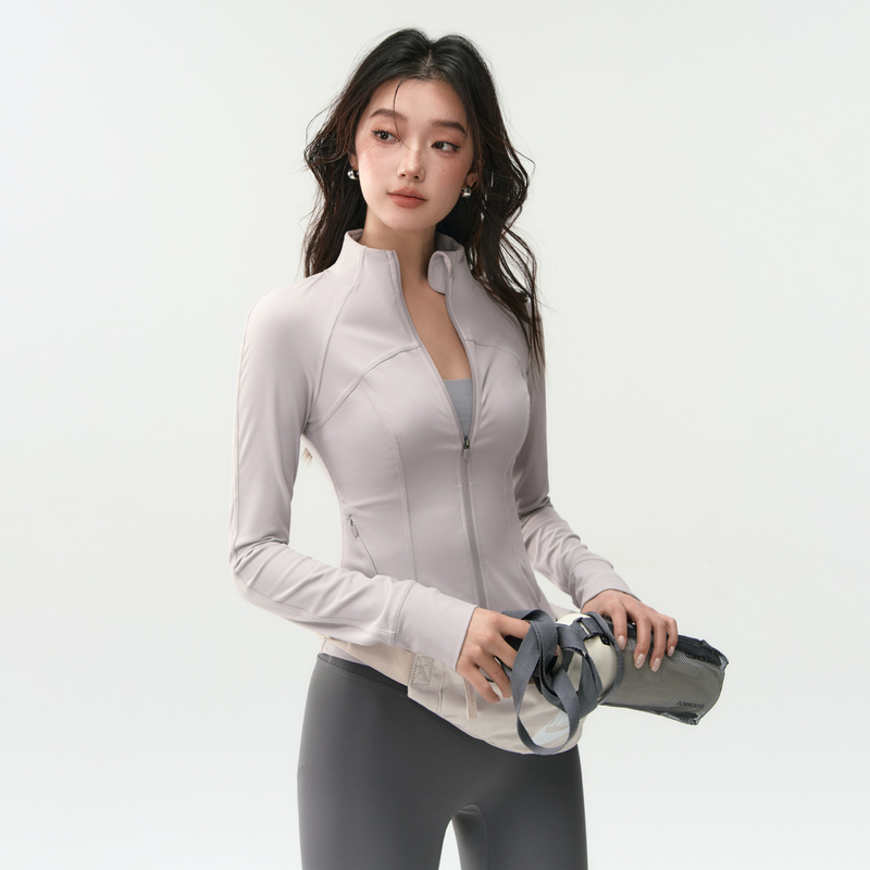 Weightlifting Fairy Autumn and Winter Yoga Jacket Women's Outdoor Cycling Fitness Long Sleeve Pilates Training Clothes Sports Top