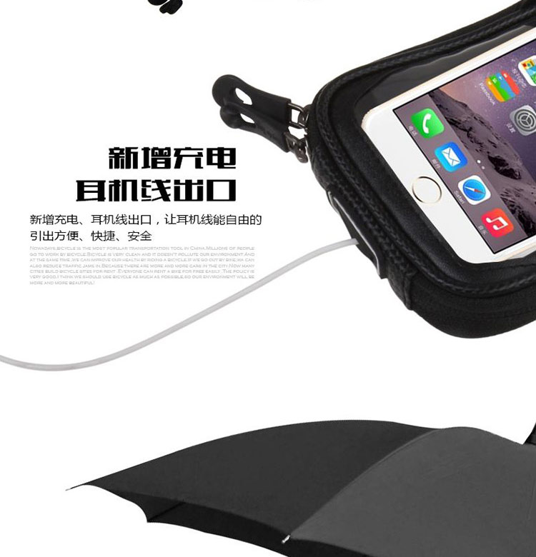 Sacoche pour vélo mixte FJQXZ - Ref 2223239 Image 11