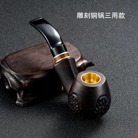 Вырезанный медный горшок три использования