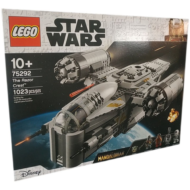 Lego 75292 Star Wars the Mandalorian Razor Crest Spaceship Educational Building Block Toy