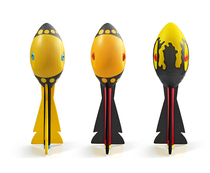 Fun throwing torpedo track and field soft training javelin with whistle childrens toy rocket ball