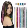 Laser gold wire seamless hair extension wig